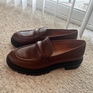 Madewell Bradley Lugsole Loafer in leather